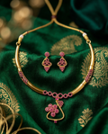 Pink Traditional Pendant Set
