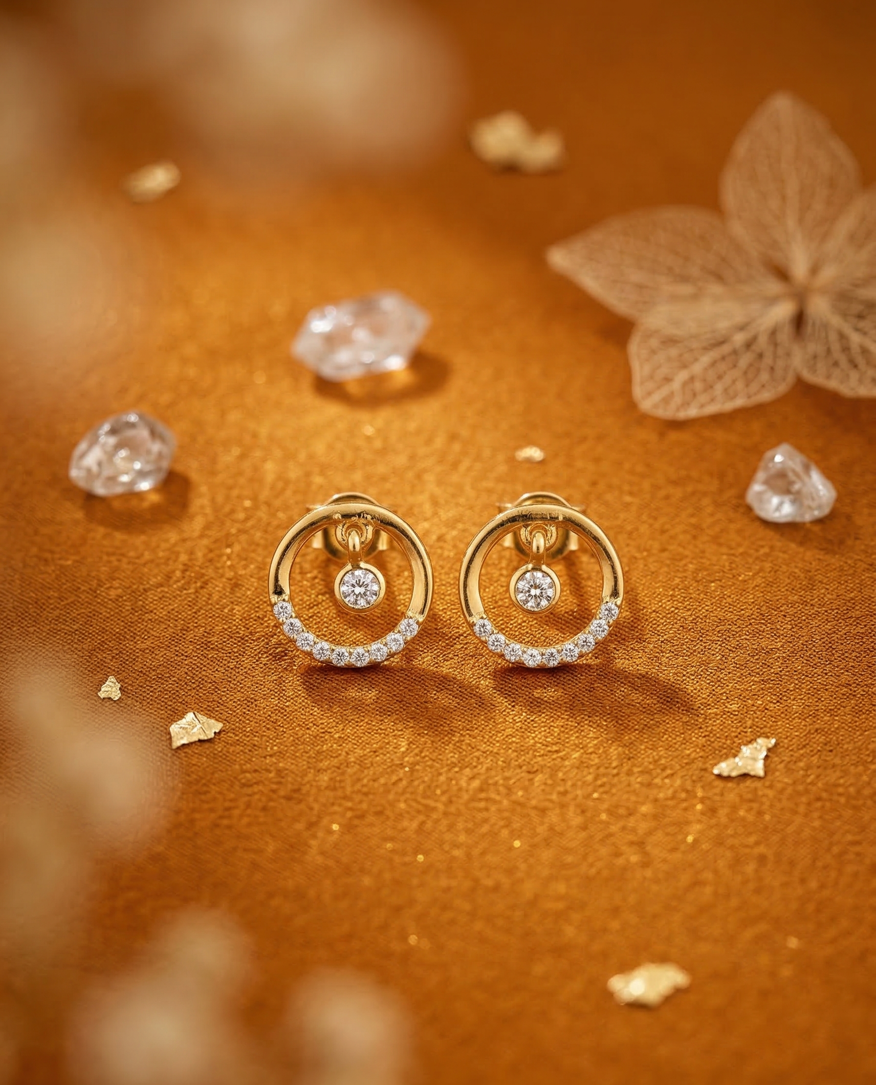 Aura Circle Studs - ER11