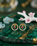 Aura Circle Studs - ER11