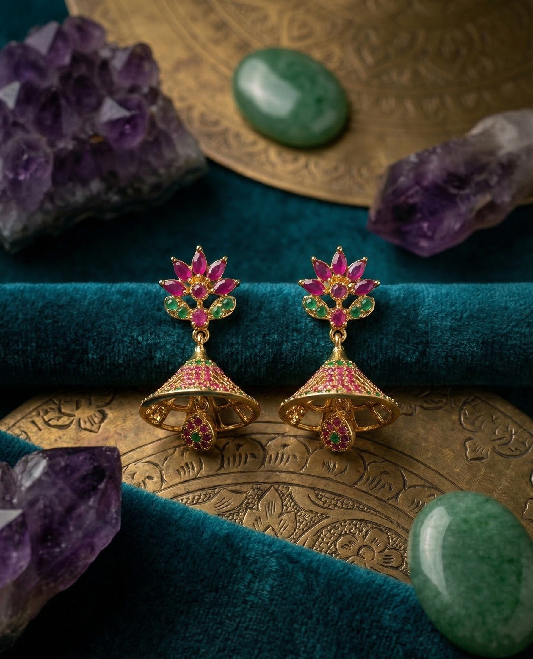 Riya Bloom Jhumka - ER15