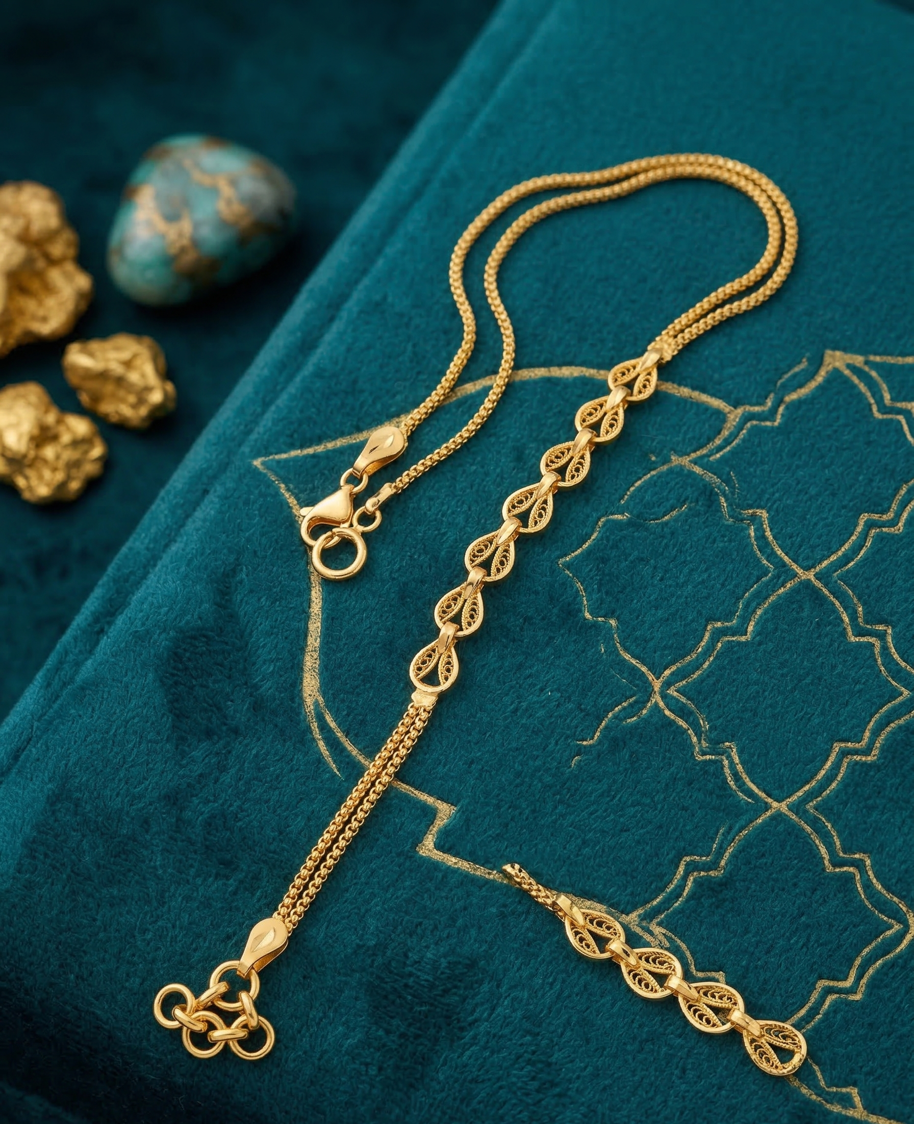 Lyra Filigree Link Bracelet - HC02