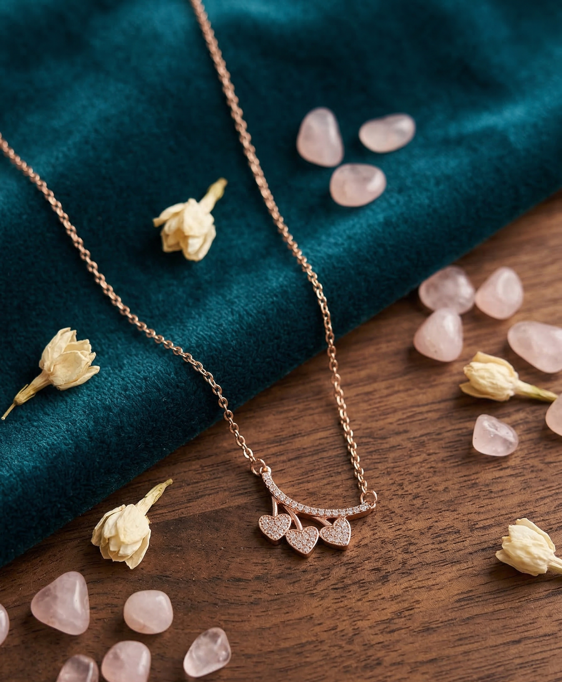 Seraphina Heart Arch Necklace - CH03