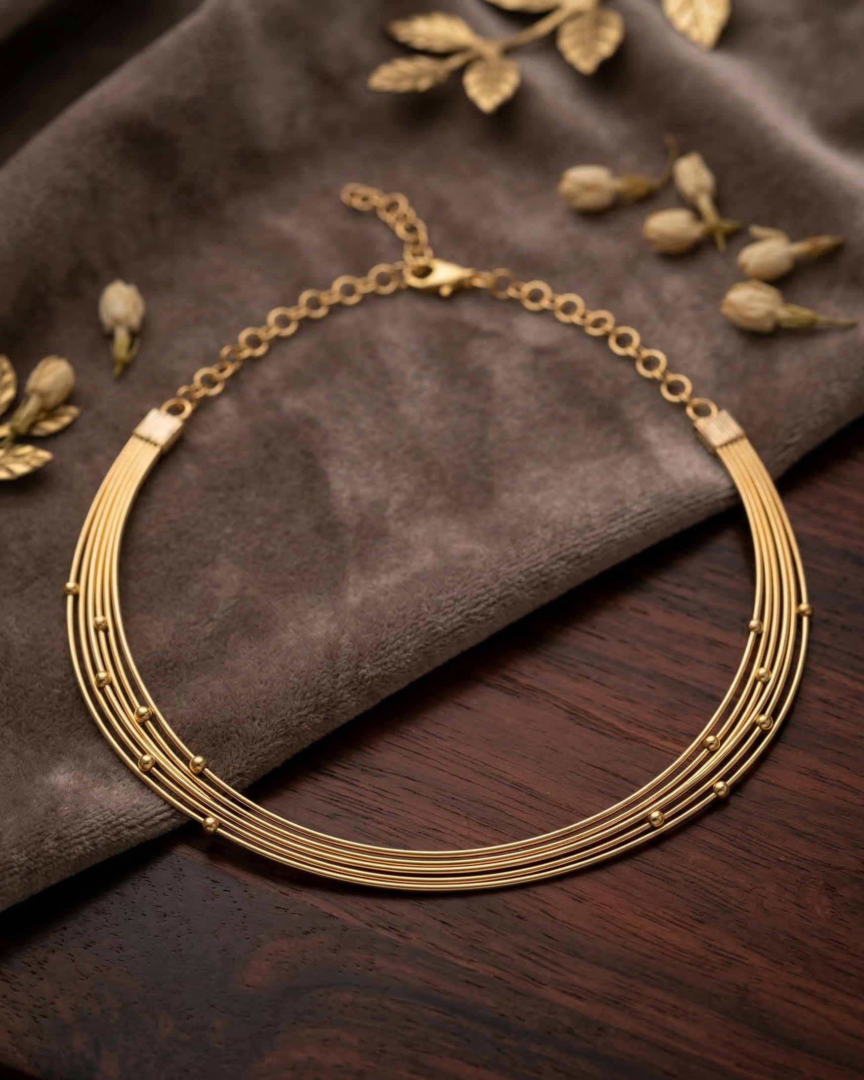 Minimal Gold Layer Choker - MM01